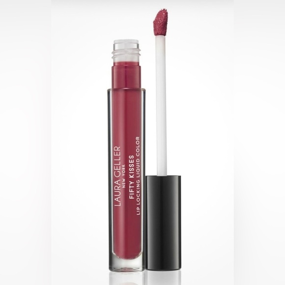 New Laura Geller Fifty Kisses Lip Locking Liquid Color in Makeout Merlot - Picture 1 of 5